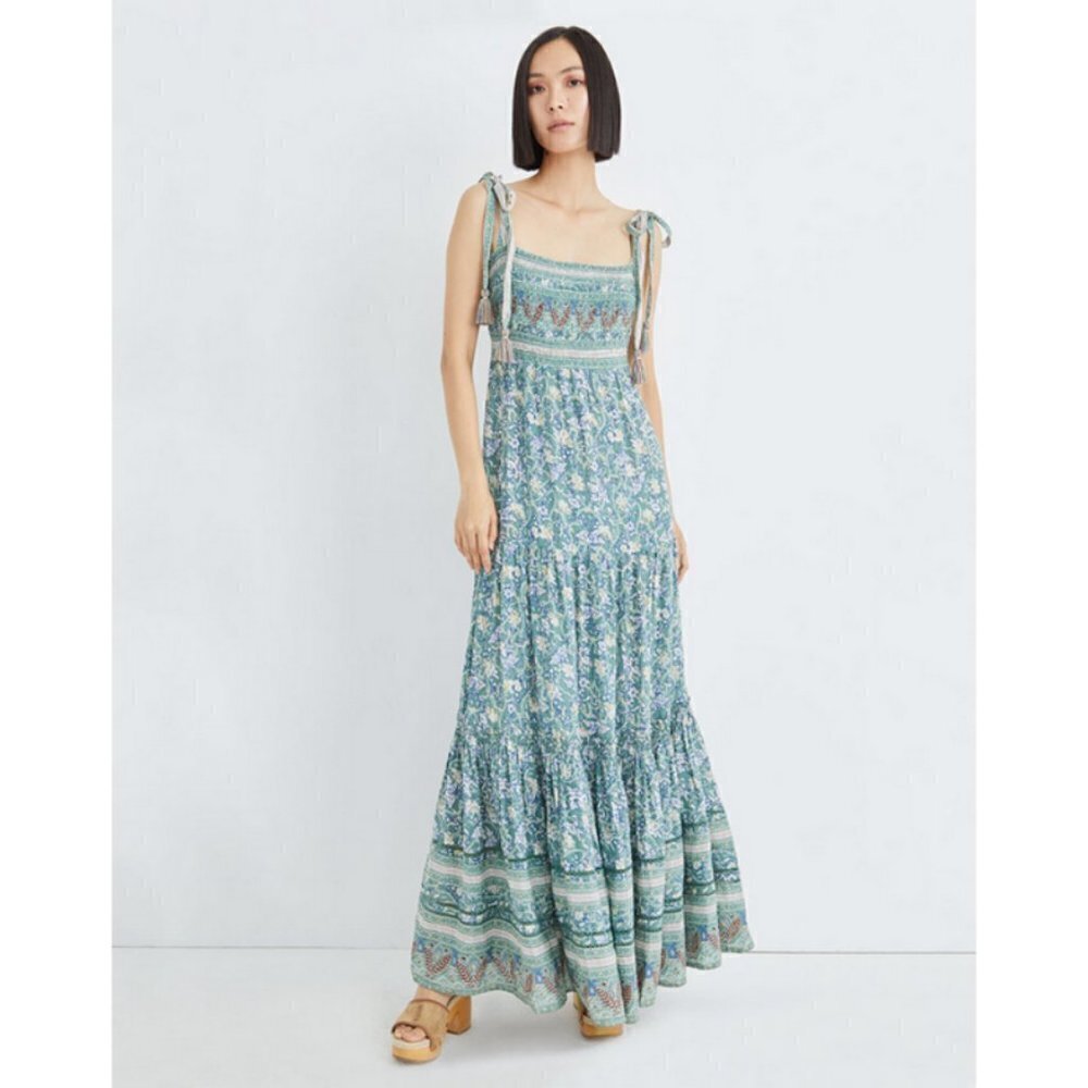 💕VERONICA BEARD💕 Benita Dress ~ Dark Seafoam XL NWT - Picture 8 of 16